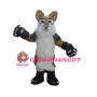 Unisex Furry Brown & White Dog Mascot Costume