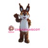 Friendly Brown Fox Mascot Costume