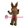 Friendly Brown Fox Mascot Costume