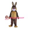 Tall Brown Rabbit Mascot Costume