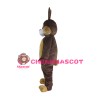 Tall Brown Rabbit Mascot Costume