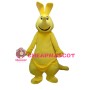 Long Nose Yellow Kangaroo Mascot Costume