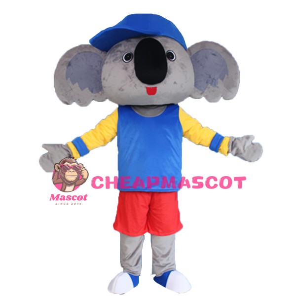Sports Koala Mascot Costume Full Body Props Outfit