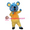 Figurative Kongfu Blue Koala Mascot Costume