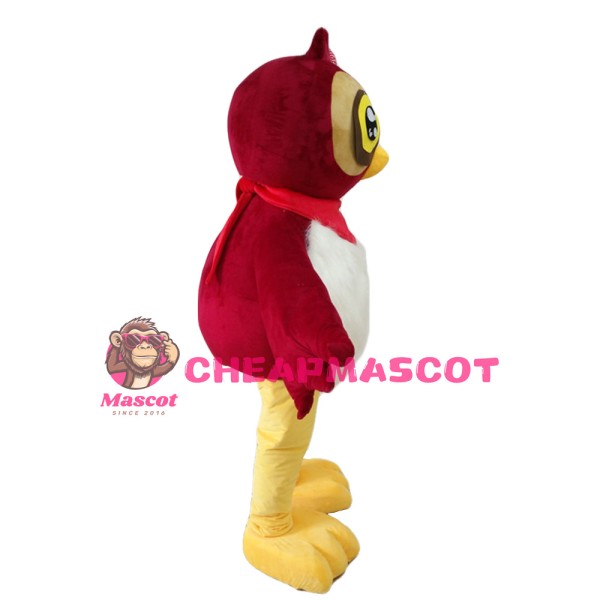 Customized Owl With Pink Bow Mascot Costume