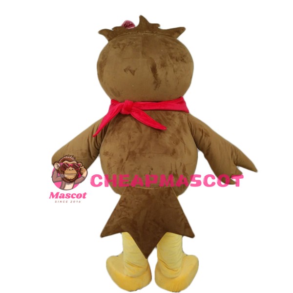 Customized Owl With Pink Bow Mascot Costume
