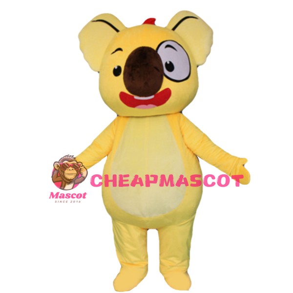 New Arrival Special Yellow Koala Mascot Costume