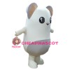 Cartoon Very Cute White Gophers Mascot Costume