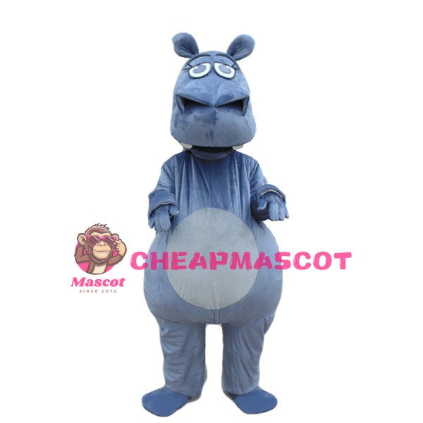 For Activity Performance Cartoon Hippo Mascot Costume