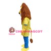 New Kind Friendly Smiling Lion Mascot Costume