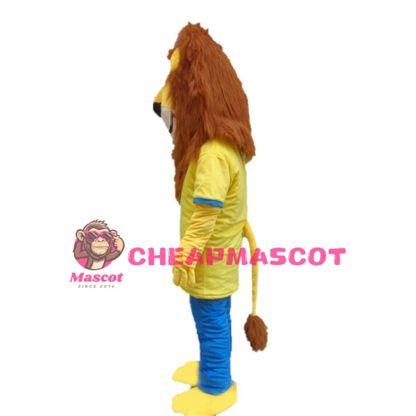 New Kind Friendly Smiling Lion Mascot Costume