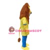 New Kind Friendly Smiling Lion Mascot Costume