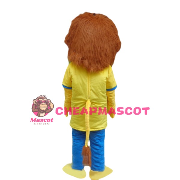 New Kind Friendly Smiling Lion Mascot Costume