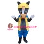 Grey Pony Mascot Costume For Internal Anniversary