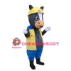 Grey Pony Mascot Costume For Internal Anniversary