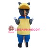 Grey Pony Mascot Costume For Internal Anniversary