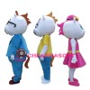 Harmonious Horse Family Mascot Costume