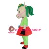 Little Horse With Green Hair Mascot Costume