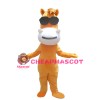Basic Orange Horse Mascot Costume