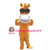 Basic Orange Horse Mascot Costume
