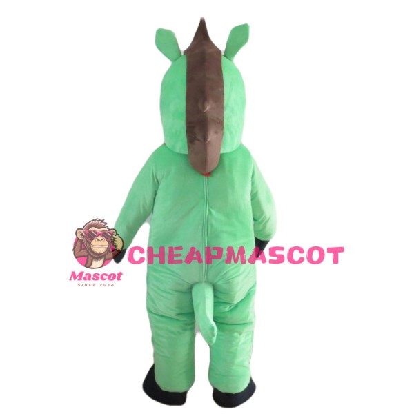 Hot Funny Cartoon Green Horse Mascot Costume