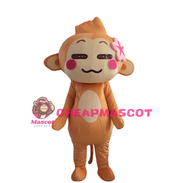 Quality Loving Monkey Couple Mascot Costume