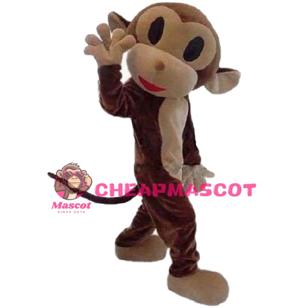 Classic Design Plush Monkey Mascot Costume