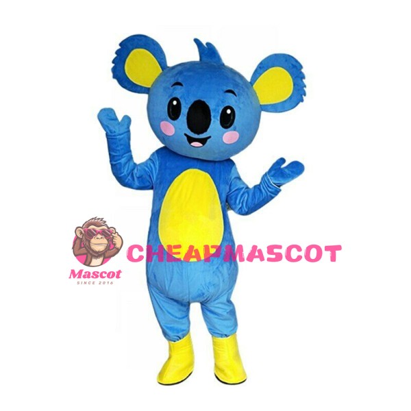 For Promotion Activity Blue & Yellow Koala Mascot Costume