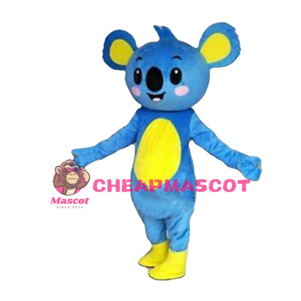 For Promotion Activity Blue & Yellow Koala Mascot Costume