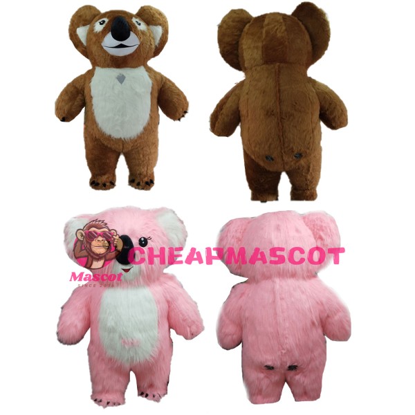 Hot Good Quality Long Fur Koala Mascot Costume