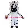 Cartoon Style Zebra Mascot Costume For Opening Event