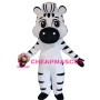 Cartoon Style Zebra Mascot Costume For Opening Event