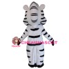 Cartoon Style Zebra Mascot Costume For Opening Event