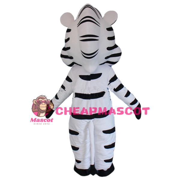 Cartoon Style Zebra Mascot Costume For Opening Event