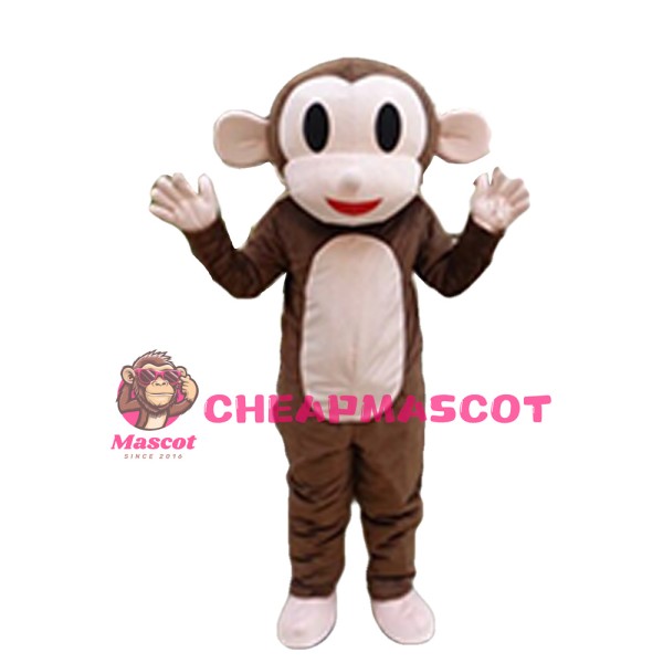 Happy Mokey Mascot Costume