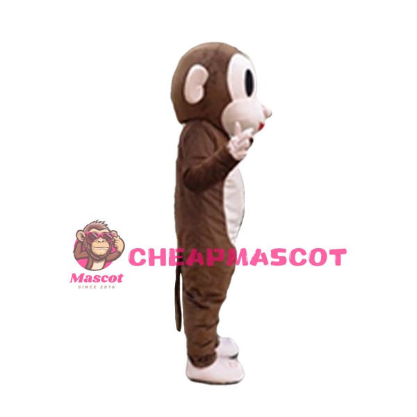 Happy Mokey Mascot Costume