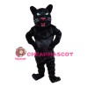 Strong Powerful Black Leopard Mascot Costume