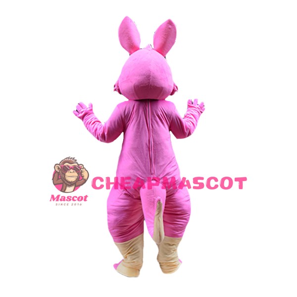 For Adult Lively Pink Kangaroo Mascot Costume