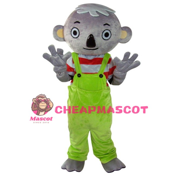 Special Style Koala Boy With Green Pants Mascot Costume