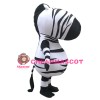 Funny Interesting Cartoon Big Head Zebra Mascot Costume