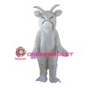 New Version Adult Furry White Goat Mascot Costume
