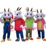 Different Style Goat Mascot Costume For Large Family Gathering Campaign