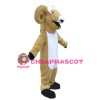 Direct Sale Likable Walking Light Brown Ram Mascot Costume