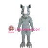 Top Quality Powerful Grey Tyrannosaurus With Muscle Mascot Costume