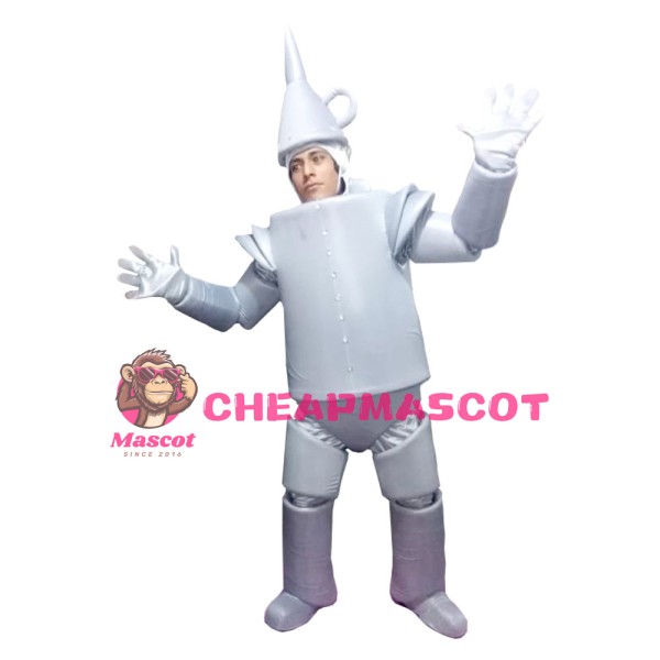 For Theme Event Strange Tin Robot Mascot Costume