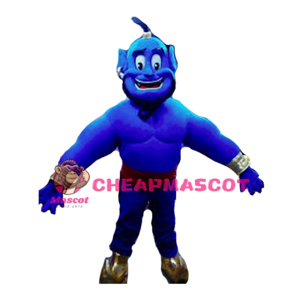 Realistic Magic Lamp Elf Mascot Costume