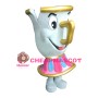 Notched Teacup With Pink Cup Holder Mascot Costume