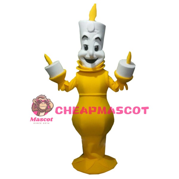 For Activity Cartoon Candle On Candlestick Mascot Costume