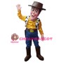 Adult Cowboy With Plaid Shirt Mascot Costume