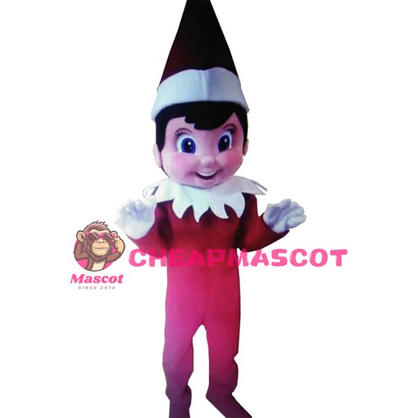 Happy Little Boy With Black Top Hat Mascot Costume